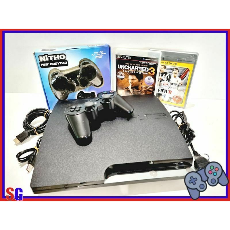 Playstation 3 SLIM 160GB + joypad + giochi - Usata